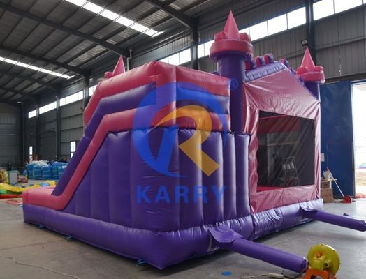 14 años de fiesta de cumpleaños de PVC castillo de salto inflable con tobogán 5 * 5m y accesorios