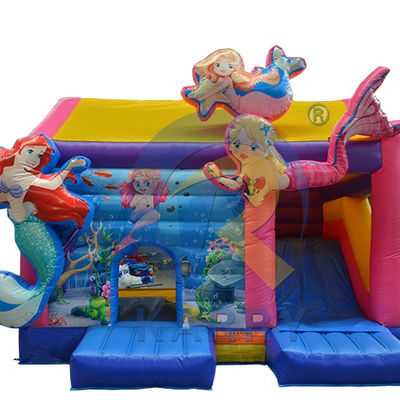 Blower Diseño Sirenmaid Bouncer Slide Combo 2023 Casa de salto inflable comercial