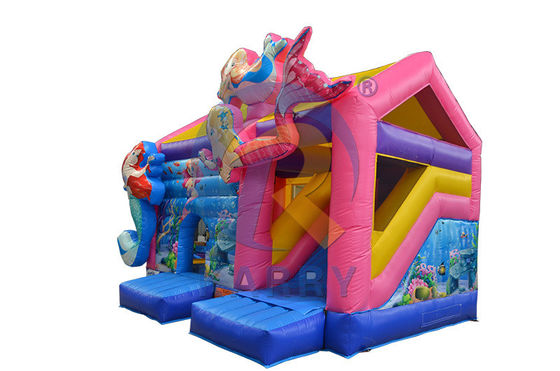 Blower Diseño Sirenmaid Bouncer Slide Combo 2023 Casa de salto inflable comercial