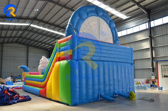 Color personalizado Unisex Gran Rueda Inflable Trampolín de Castillo Rebotador para Comercial