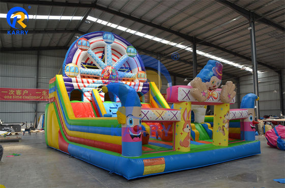 Color personalizado Unisex Gran Rueda Inflable Trampolín de Castillo Rebotador para Comercial