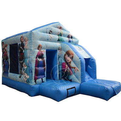 Commercial Inflable Bounce House Combo Slide Portátil Castillo congelado para fiestas divertidas