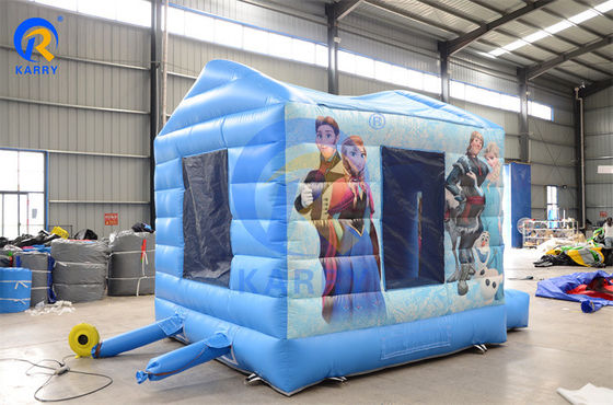 Commercial Inflable Bounce House Combo Slide Portátil Castillo congelado para fiestas divertidas