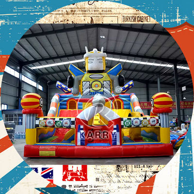 Aerotransporte Inflable Castillo Parque de juegos para la ciudad de la gran diversión Bounce House Bouncer Slide