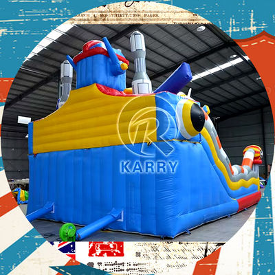 Aerotransporte Inflable Castillo Parque de juegos para la ciudad de la gran diversión Bounce House Bouncer Slide