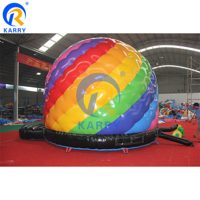 Commercial Kid Trampolín Disco Dome Castillo Inflable con música ligera