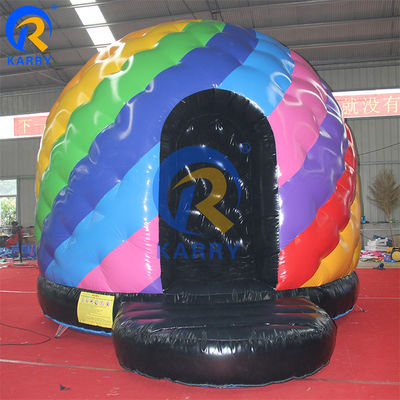 Commercial Kid Trampolín Disco Dome Castillo Inflable con música ligera