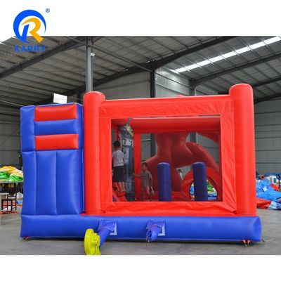 Unisex inflables de PVC comercial Spiderman Casa de rebote con soplador de diapositivas incluido