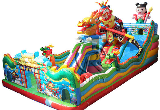 Color personalizado Moonwalk Bouncer Blow Up Bounce para niños en el parque de diversiones