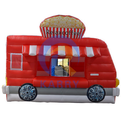 Interior PVC comercial inflable relajar el café coche saltar castillo de popcorn botín