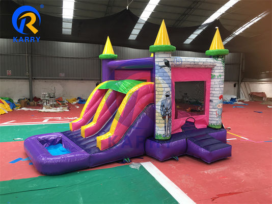 14 Rango de edad Inflable Bounce Bounce en casa Castillo de salto con tobogán