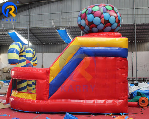 Certificado EN71/CE Slide de castillo inflable Combinado de castillo de salto con tobogán