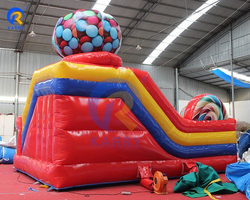 Certificado EN71/CE Slide de castillo inflable Combinado de castillo de salto con tobogán