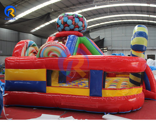 Certificado EN71/CE Slide de castillo inflable Combinado de castillo de salto con tobogán
