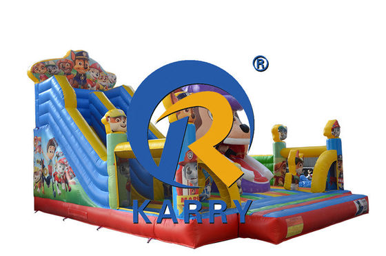 Combo de salto de la casa de la fiesta deslizamiento de salto inflable con el salto del castillo deslizamiento de agua y kits de reparación