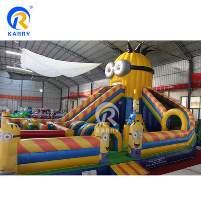 Hombre Mecánico Inflable Fun City Castillo de PVC de 36 pies Casa de salto con tobogán
