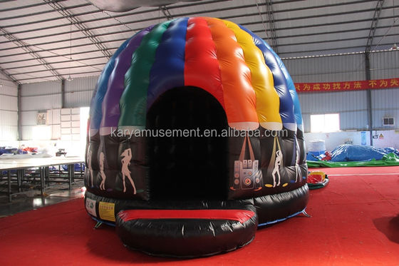 Impresión digital Casa de rebote inflable para familia al aire libre Disco Parque temático y Unisex
