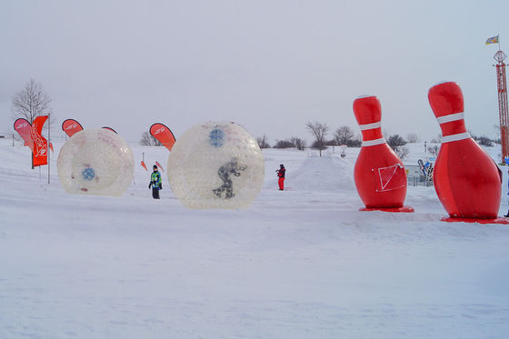 EN71/EN14960 Conjunto de bolos gigante hinchable humano certificado para juego de diversión al aire libre unisex