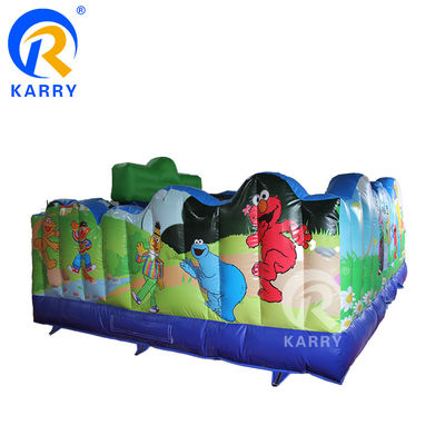 Tamaño personalizado calle Sésamo Inflable portero castillo de salto para 14 años de edad