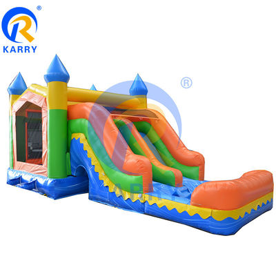 14 años de edad Puente inflable Castillo de toboganes con toboganes Paseo lunar Castillo de salto