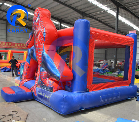 Capacidad máxima 100 kg al aire libre niño comercial hombre araña Jumper inflable castillo para el hogar