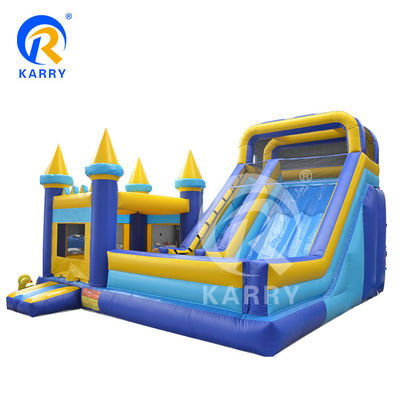 Características PORTABLE 2022 Parque de juegos al aire libre Gran tobogán acuático con casa de rebote inflable