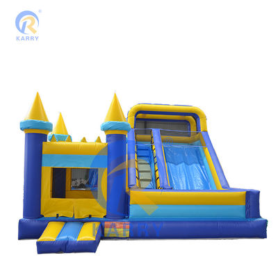 Características PORTABLE 2022 Parque de juegos al aire libre Gran tobogán acuático con casa de rebote inflable