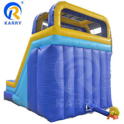 Características PORTABLE 2022 Parque de juegos al aire libre Gran tobogán acuático con casa de rebote inflable