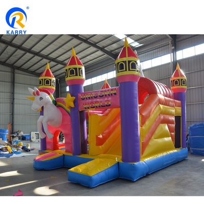 Deslizador de agua inflable salto castillo de salto deslizador combo para niños en color personalizado