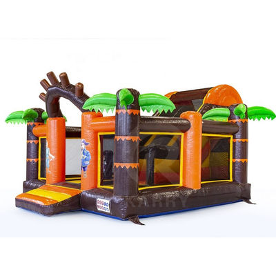 Entretenimiento al aire libre Unisex PVC Inflable Castillo Rebobinado con Diseño de Barco Pirata