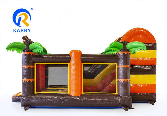 Entretenimiento al aire libre Unisex PVC Inflable Castillo Rebobinado con Diseño de Barco Pirata