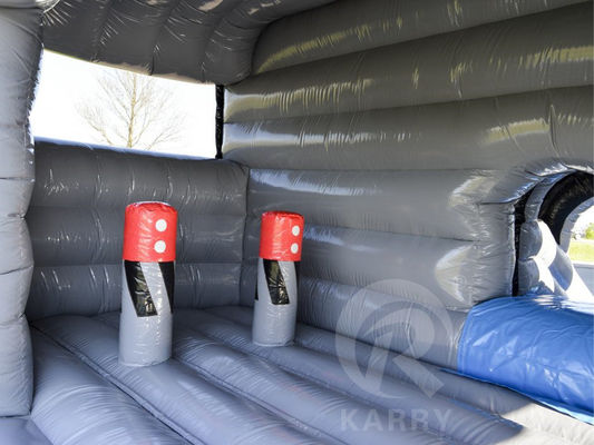 Camión gris Inflable Jump Jump Jumping Casa de salto para la fiesta OEM aceptado