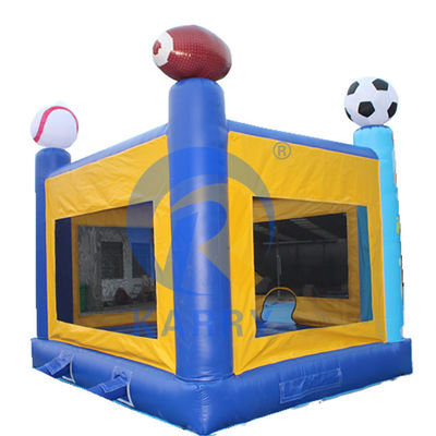 14 Años de edad de color personalizado comercial inflable castillo del portero para la fiesta del patio trasero