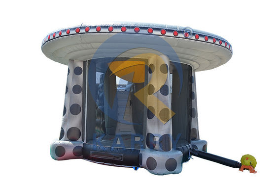 Unisex OVNI al aire libre divertido castillo inflable comercial con tobogán y salto