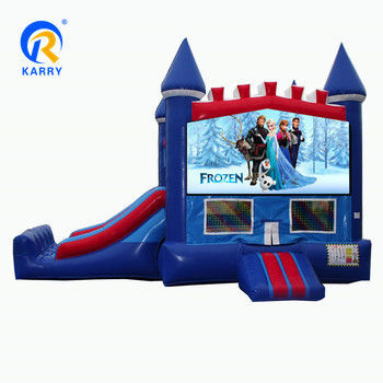 Certificado CE portátil personalizado Spiderman inflables Combo Castillo tobogán para casa de rebote