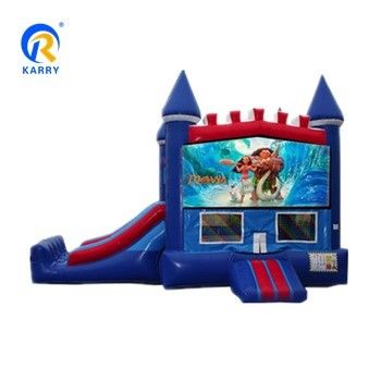 Certificado CE portátil personalizado Spiderman inflables Combo Castillo tobogán para casa de rebote