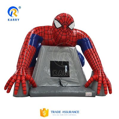Fiesta unisex Divertida con estándares CE Blower Spiderman Casa de salto inflable