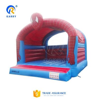 Fiesta unisex Divertida con estándares CE Blower Spiderman Casa de salto inflable