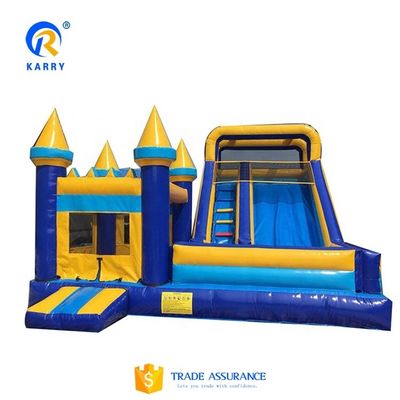 Alquiler de fiestas Empresarial Slide de castillo inflable Combo con certificado CE