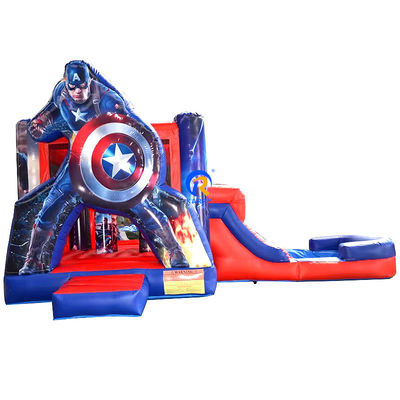 Unisex Commercial Inflatable Combo Castle Slide con soplador y accesorios de reparación CE