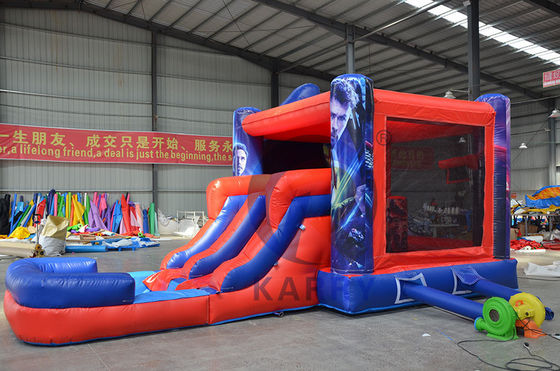 Unisex Commercial Inflatable Combo Castle Slide con soplador y accesorios de reparación CE