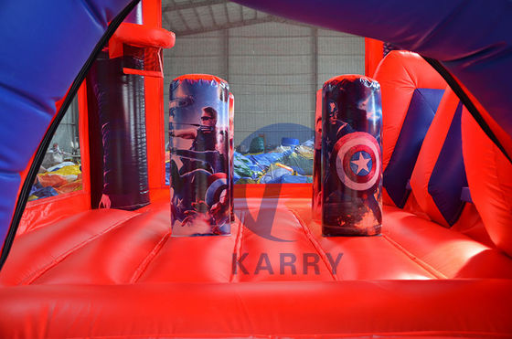 Unisex Commercial Inflatable Combo Castle Slide con soplador y accesorios de reparación CE