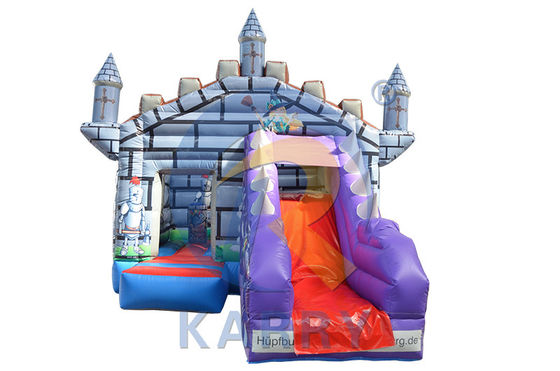 Características PORTABLE Niños Jumper seco inflable Castillo de salto con tobogán y camaleón