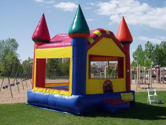 Casa de rebote inflable para niños con soplador y lonas de PVC de tamaño personalizado incluidas