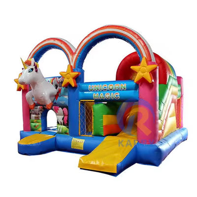Carry Casa de salto inflable personalizada con tobogán de grado comercial y amigable con el presupuesto