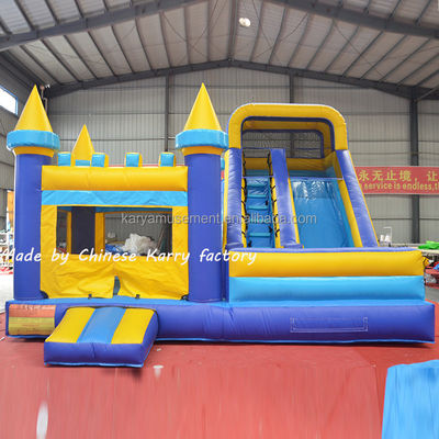 Salto comercial Casa de salto inflable Combo Castillo tobogán para el jardín divertido Unisex