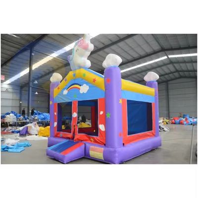 Características Combo inflable de unicornio arco iris portátil para saltos de adultos y fiesta de niños