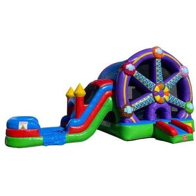 Castle Slide Combo Inflatable Castle Bouncy para niños y adultos Rango de edad 14 años o más