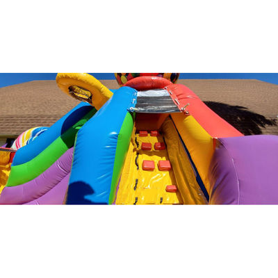 Kidzone Comercial Inflatable Casa de Dulces Temática Castillo Moonwalk Bouncer para el hogar