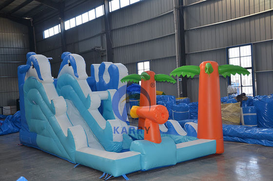 Jardín de juegos para niños inflables delfin ballena castillo de toboganes para niños 14 años o más